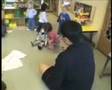 Giggling robot becomes one of the kids