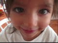 Isabella and her shirt!