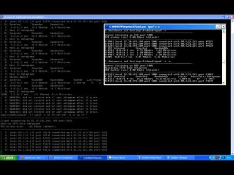 how to measure udp throughput using iperf