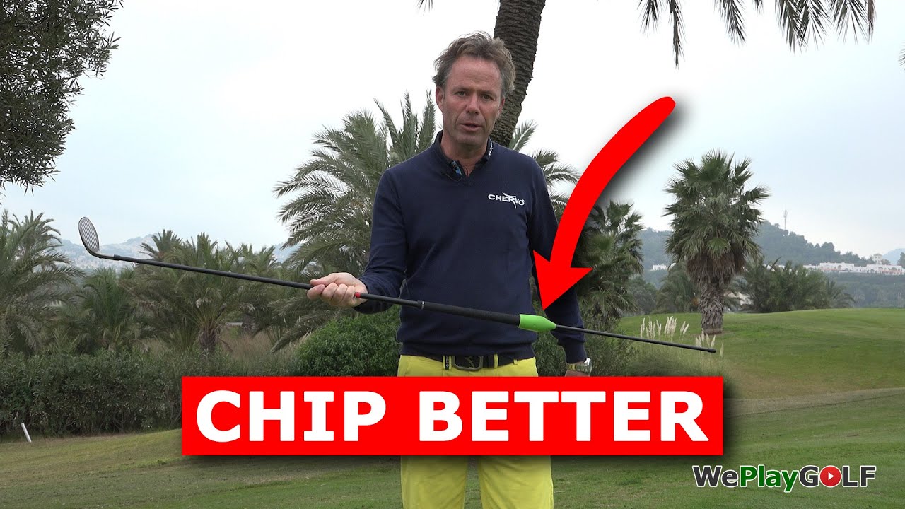 Chip better with your hybrid and the Chip Stix - very good golf practice drill