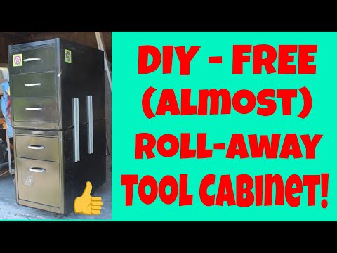 Convert Old File Cabinets Into Roll A Way Tool Boxes Fuzzy