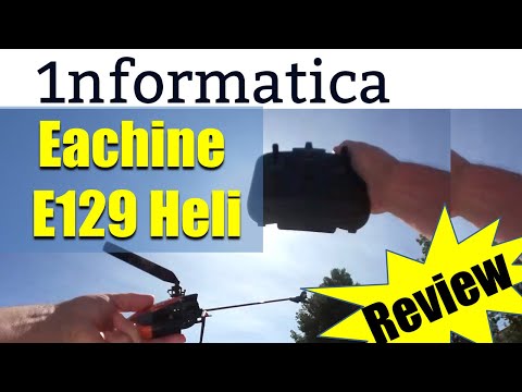 Eachine E129 4CH 6 Axis Gyro Altitude Hold Flybarless RC Helicopter RTF Flight Review
