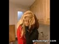 xxx sex hot girls kissing in kitchen