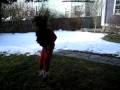 Alex in the US - Christmas present: Pogo Stick Alex in the US - Christmas present: Pogo Stick