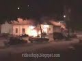 Serbian terrorists burn Albanian bakery Serbian terrorists burn Albanian bakery