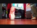 Slow motion car drop on floor