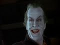 Jack Nicholson as the Joker.