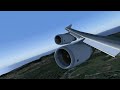 KLM 747 Visual Approach - Curacao