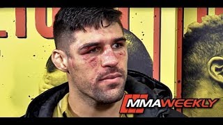 Vicente Luque's Wife is Not Happy with His Post-Fight 'Wedding Face' (UFC on ESPN 1 Post-Fight) by MMA Weekly