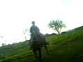 me being peer pressured into galloping round bareback