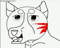 Me drawing Riki in Paint