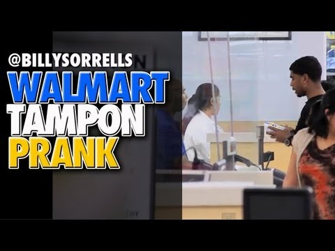 Sorrells - Billy Sorrells goes to a Wal-Mart ® pharmacy and complains about issues with a tampon. For more laughs go to http://www.BillySorrells.com Follow us on Twitte...