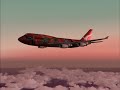 KLAX - YSSY - Qantas Airlines PMDG 747-400