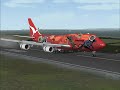 klax   yssy   qantas airlines pmdg 747 400