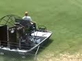 AIRBOAT Running Direct Drive Airboat.