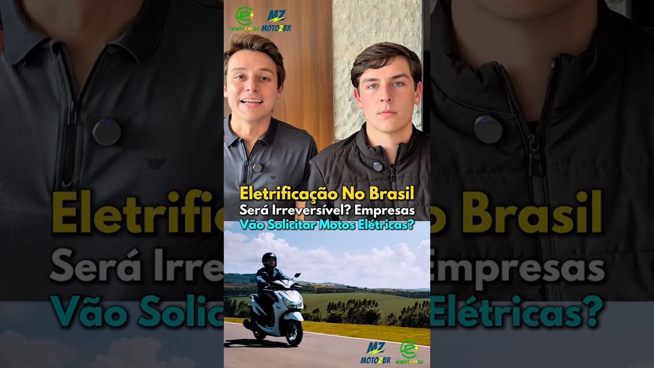 Eletrificação No Brasil Será Irreversível! Empresas Vão Solicitar Motos Elétricas?⚡