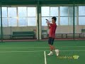 レシーブ／アドサイド　フォア　正面