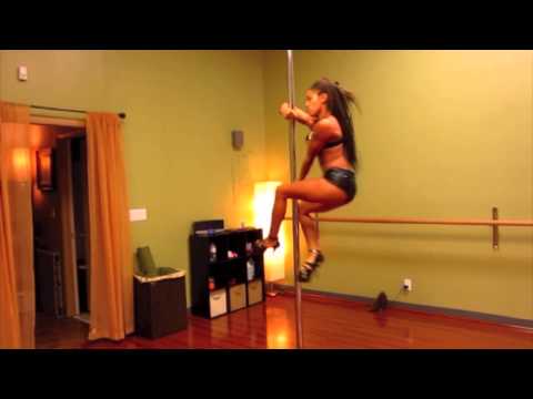 Nicole ThePole Williams Pole Dance to Ciara Body Party