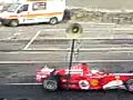 Luca Badoer su Ferrari F2005 Motorshow Bologna 2005