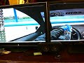 logitech MOMO RACING WHEELL GTR2 ON TWO 22\" LCD logitech MOMO RACING WHEELL GTR2 ON TWO 22\" LCD