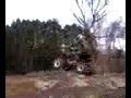 Riding and jumping on a muddy day at richies house