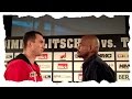 Stare down / Wladimir Klitschko vs. Tony Thompson