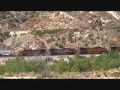 BNSF Eastbound TOFC Train at Cozy Dell, Cajon Pass