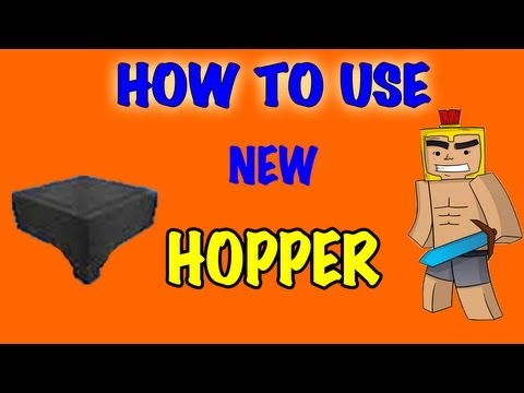 how to use a minecraft hopper
