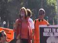 The World Cant Wait, Drive Out the Bush Regime! UN Protest