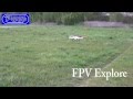 FPV Explorer Quadrocopter (élő kameraképpel) repülése