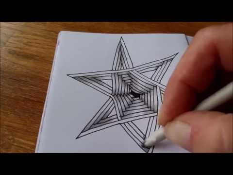 how to draw a 3d j