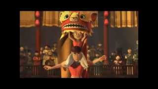Dibujos animados Danza del leon. Lion dance. Kung fu y Tai chi en Toledo (Avda Europa)