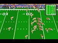 gameplay footage of joe montana football on the pc. published in 1990 by sega.