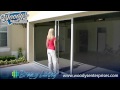 Click here to watch this video Garage Screen Door System Demonstration Video by Woodys Enterprises