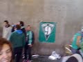 Omonoia fans at Picaddily gardens - manchester