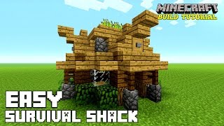 Minecraft How To Build A Small Survival House Tutorial Easy