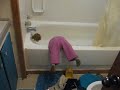 Baby in the tub Baby in the tub