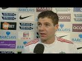 Aston Villa Vs Liverpool 0-1 - Steven Gerrard & Fernando Torres Interviews - December 29 2009