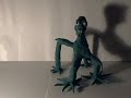 surreal monster animation I made out of plasticine