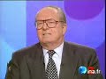 ...et il a raison ! jean-marie le pen r�pond calmement � l'agressivit� de gerard miller, �galement surnom�e 