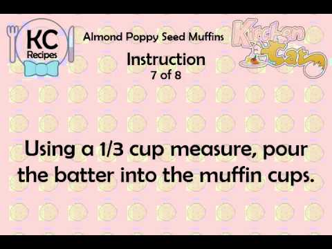 Almond Poppy Seed Muffins – Kitchen Cat