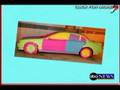 The Original Post-it Note Car 14000 sticky notes on a Jaguar
