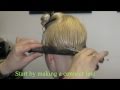 Shawny extreem Short A-Symetric Ultra Blond Scissor over Comd Art haircut ! by Theo Knoop.