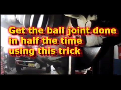 How to replace the ball joint on a 2002 Lexus