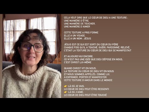 La texture du cœur de Dieu 
