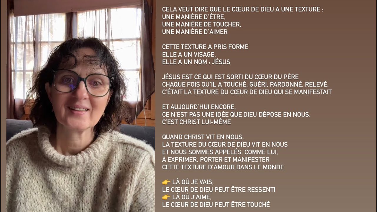 La texture du cœur de Dieu 