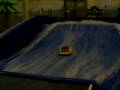 Isaiah riding a wave at Great Wolf. 12/1/08