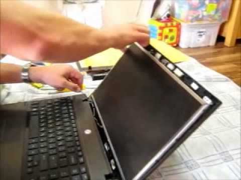 how to fit hp laptop screen
