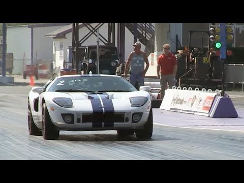 twin turbo - Mullet powered Ford GT - Quickest 1/4 mile - 9.39 @ 151mph This car has a supercharger, 2 turbos and a little shot of nitrous! http://texasspeedsyndicate.com...