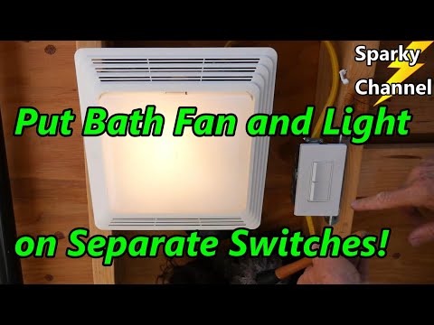 video-linktoworks-How to Put Bath Fan and Light on Separate Switches...